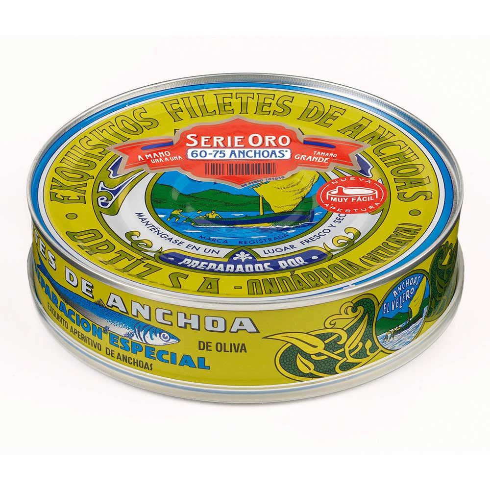 Cantabrian Anchovies in Olive Oil – Gold Series (Serie Oro)