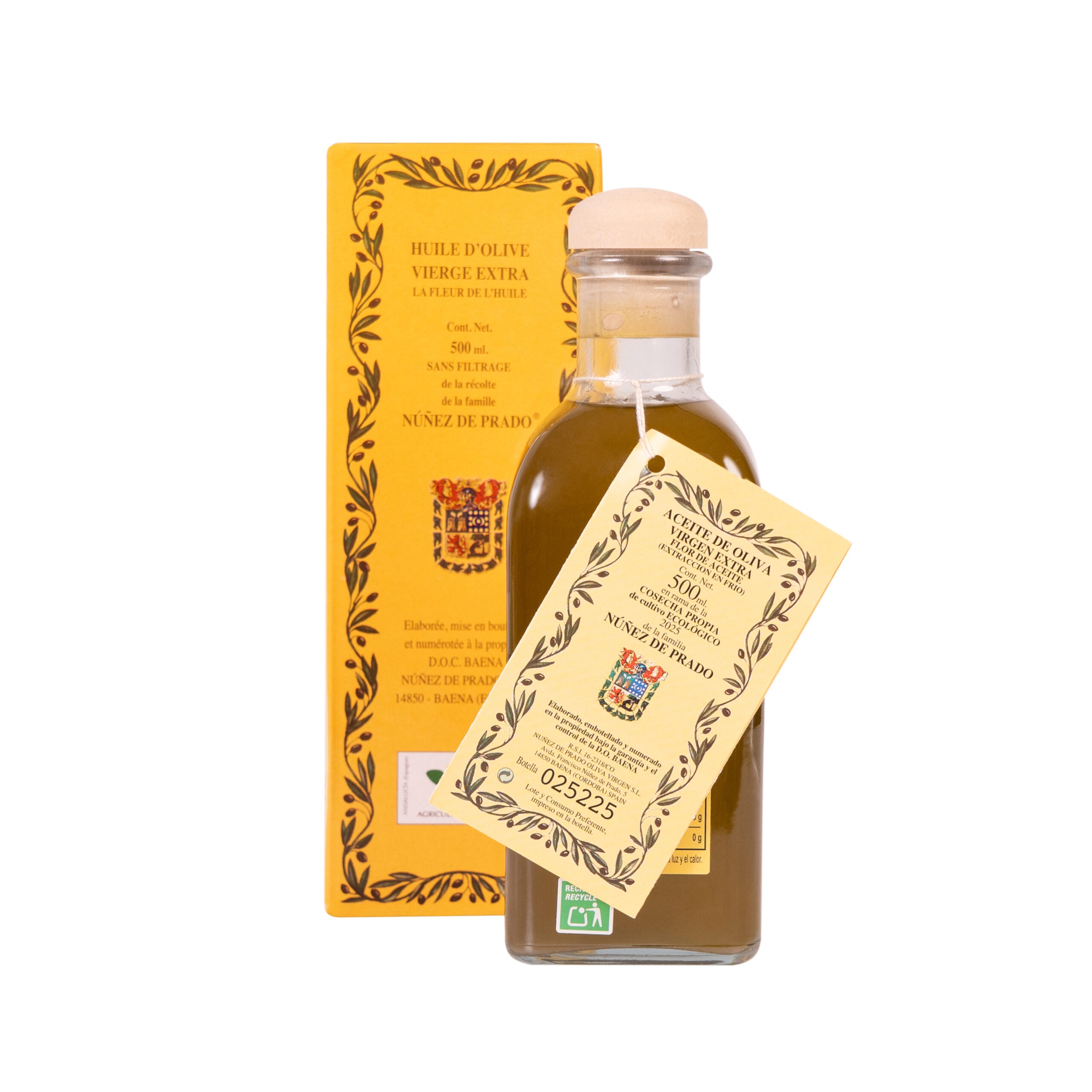 Organic Extra Virgin Olive Oil  D.O.P. Baena  Núñez de Prado